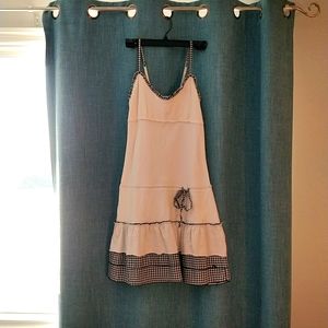 Athletic drop-waist dress